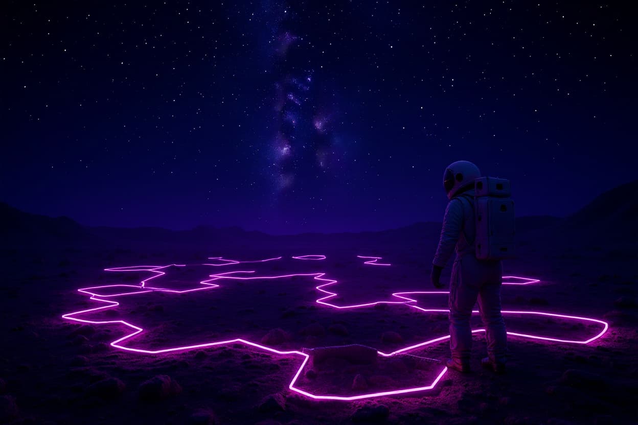 Astronaut skládá systém na míru z modulů